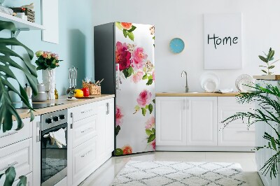 Magnetic refrigerator cover Spring flowers