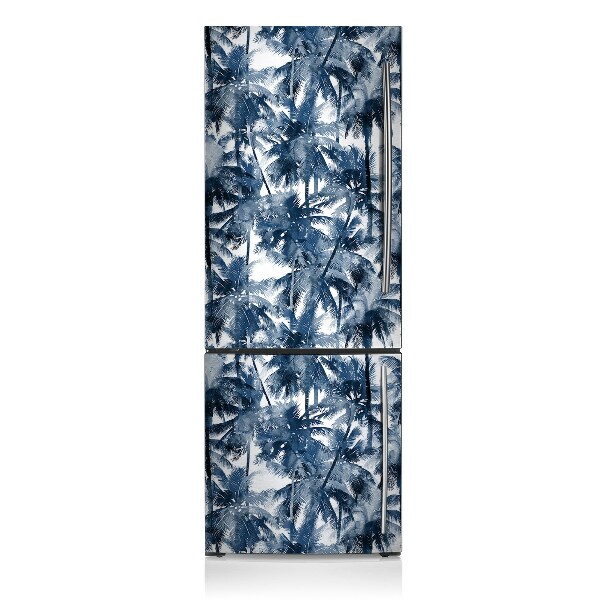 Magnetic refrigerator cover Tropical palm