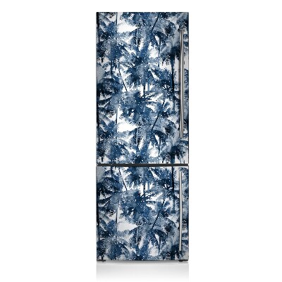 Magnetic refrigerator cover Tropical palm