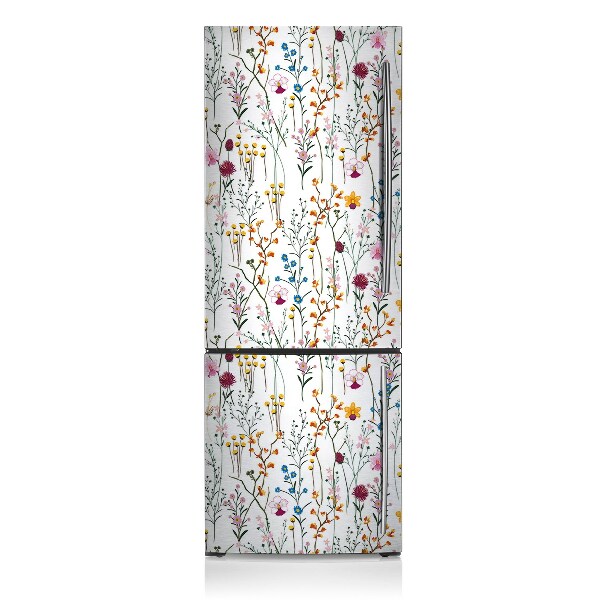 Magnetic refrigerator cover Field flowers