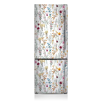 Magnetic refrigerator cover Field flowers