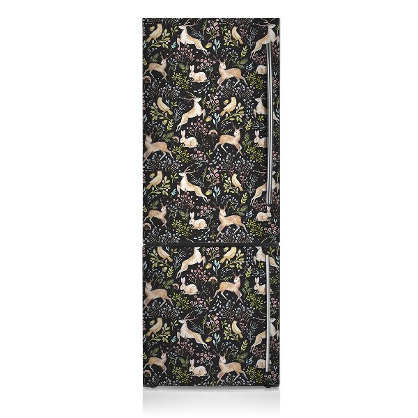 Magnetic refrigerator cover Animal forest