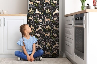 Magnetic refrigerator cover Animal forest