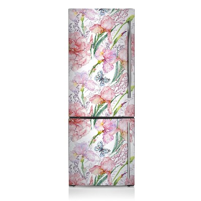 Magnetic refrigerator cover Peony flowers