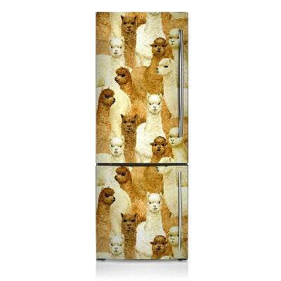 Magnetic refrigerator cover Alpaca