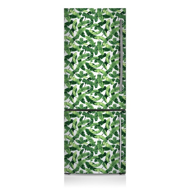 Magnetic refrigerator cover Tropical leaf