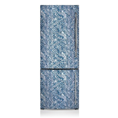 Magnetic refrigerator cover Geometric leaves