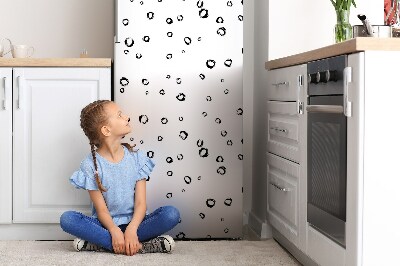 Decoration refrigerator cover Minimalist dotted pattern