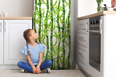 Magnetic refrigerator cover Bamboo