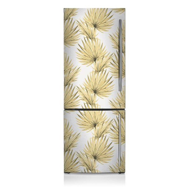 Magnetic refrigerator cover Tropical leaves