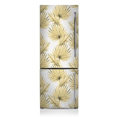 Magnetic refrigerator cover Tropical leaves