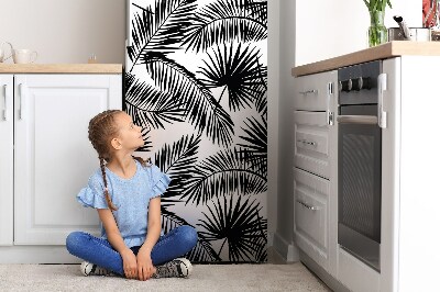 Decoration refrigerator cover Exotic leaves