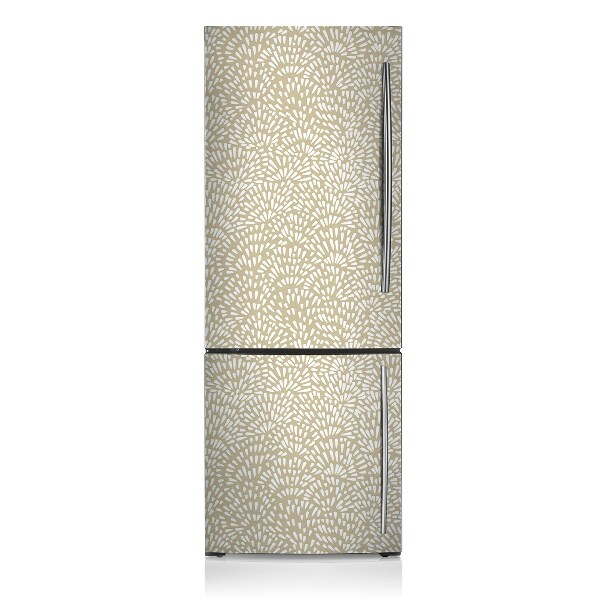 Decoration refrigerator cover Beige boho tears