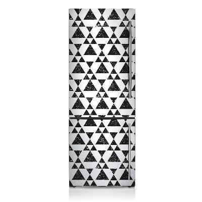 Decoration refrigerator cover Black triangles