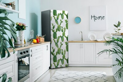 Decoration refrigerator cover Painted cactus