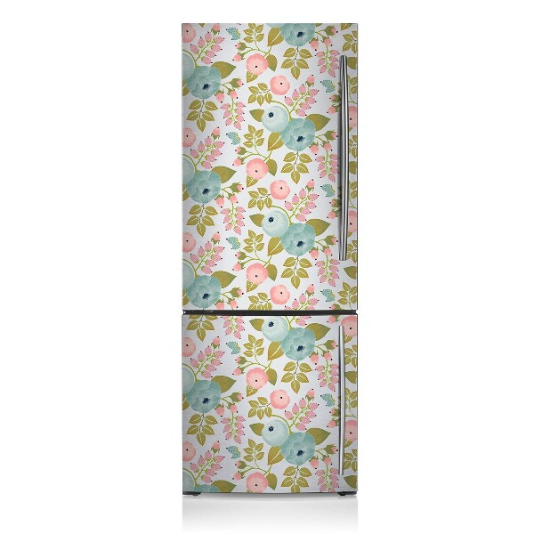 Decoration refrigerator cover Spring flowers