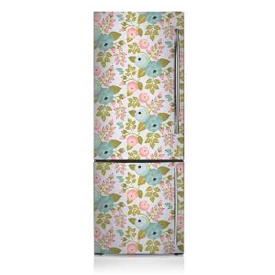 Decoration refrigerator cover Spring flowers