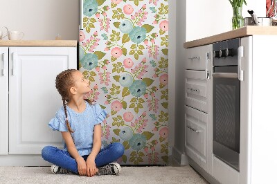 Decoration refrigerator cover Spring flowers