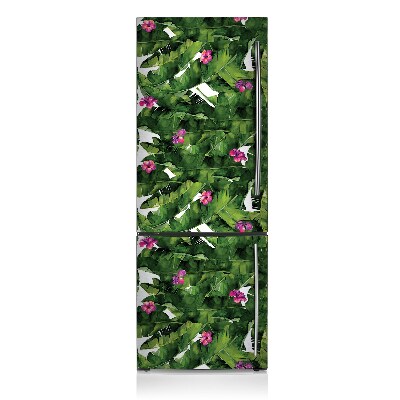 Decoration refrigerator cover Hibiscus