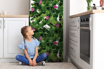 Decoration refrigerator cover Hibiscus