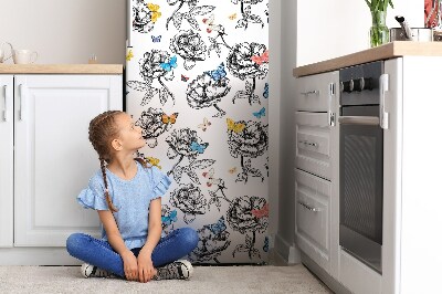 Decoration refrigerator cover Butterflies