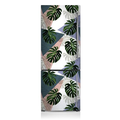 Decoration refrigerator cover Monster's deciduous motif