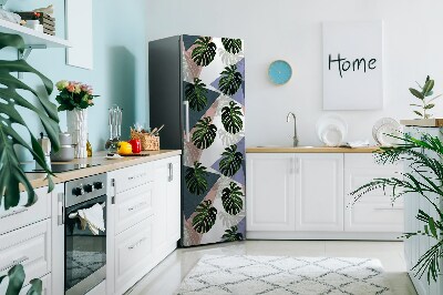 Decoration refrigerator cover Monster's deciduous motif