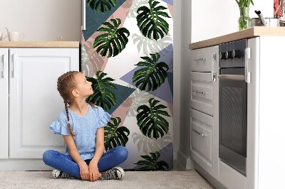 Decoration refrigerator cover Monster's deciduous motif