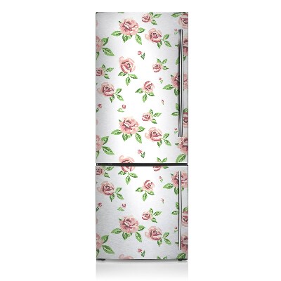 Decoration refrigerator cover Pastel flowers