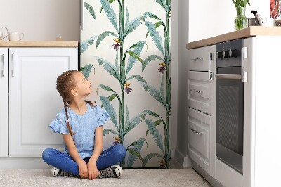 Decoration refrigerator cover Tropical plants