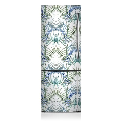 Decoration refrigerator cover Tropical leaves