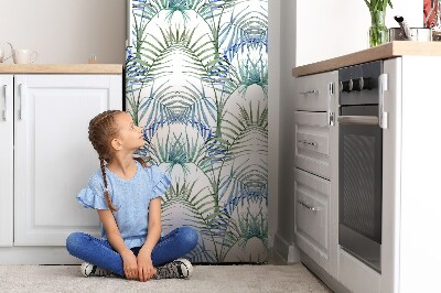 Decoration refrigerator cover Tropical leaves