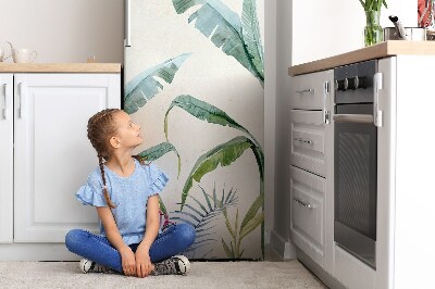 Decoration refrigerator cover Jungle vegetation