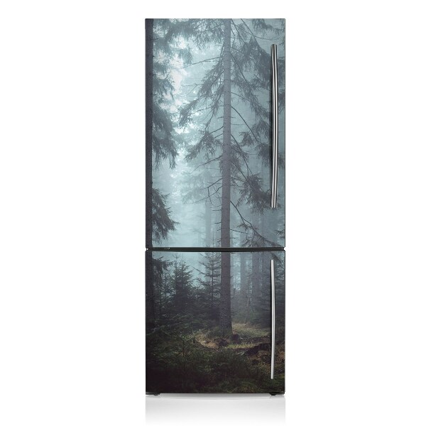 Decoration refrigerator cover Foggy forest