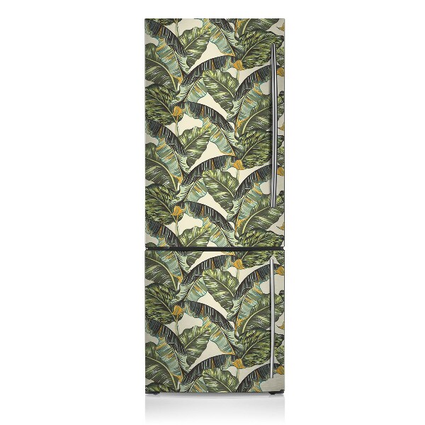 Decoration refrigerator cover Tropical leaves