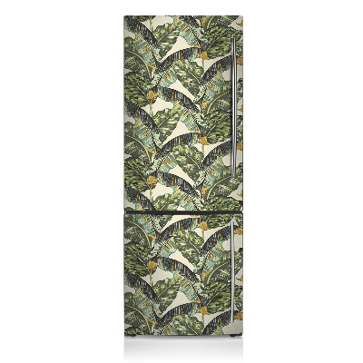 Decoration refrigerator cover Tropical leaves