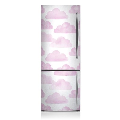 Decoration refrigerator cover Pink clouds