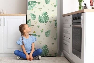 Decoration refrigerator cover Monster and triangles