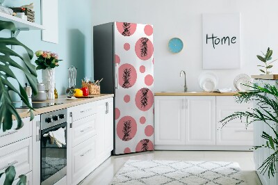 Decoration refrigerator cover Pink pineapple