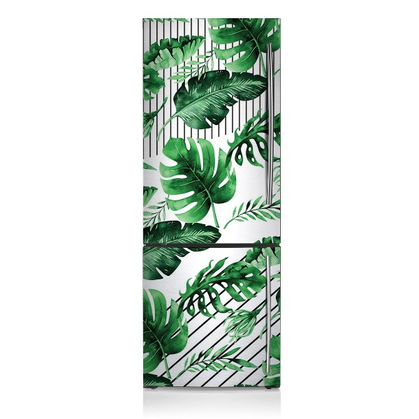 Decoration refrigerator cover Dots and leaves