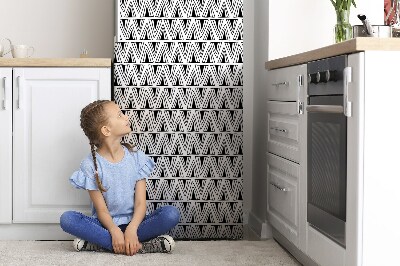 Magnetic refrigerator cover Triangle pattern boho