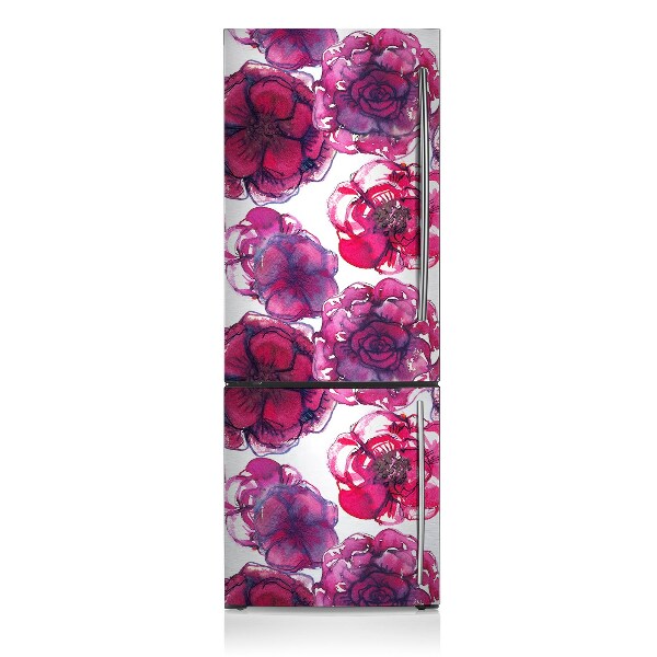 Magnetic refrigerator cover Red roses