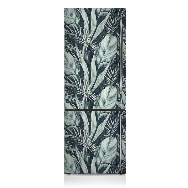 Magnetic refrigerator cover Exotic leaves