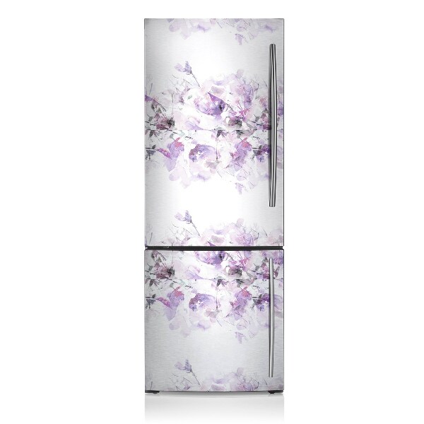 Magnetic refrigerator cover Floral abstraction