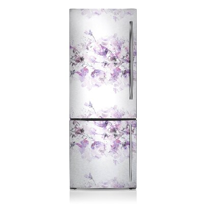 Magnetic refrigerator cover Floral abstraction