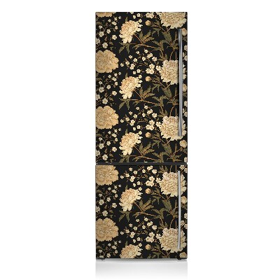 Magnetic refrigerator cover White peony