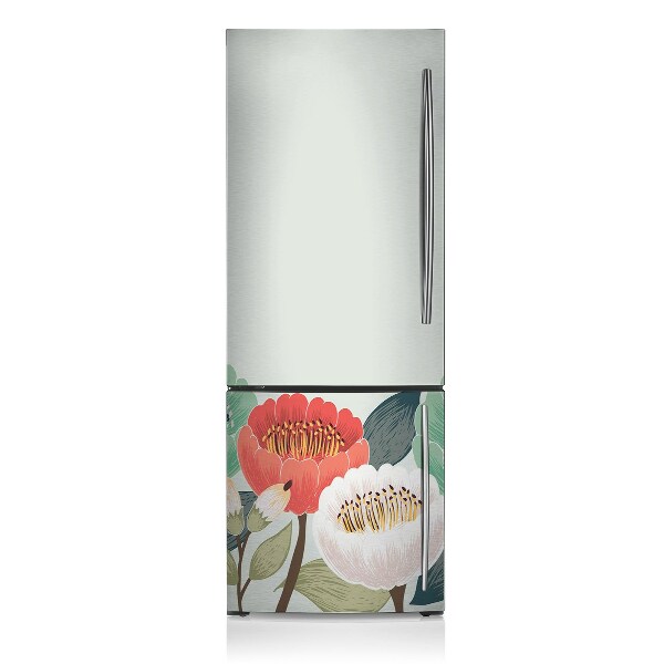 Decoration refrigerator cover Spring flowers