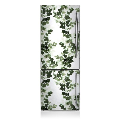 Decoration refrigerator cover Green leaves