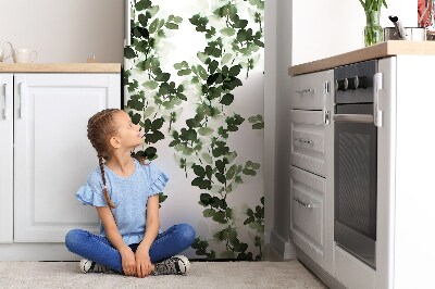 Decoration refrigerator cover Green leaves