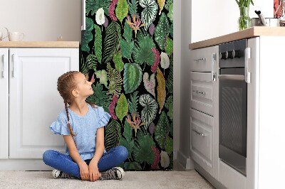 Decoration refrigerator cover Tropical leaves